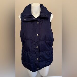 Women's Navy Puffer Vest